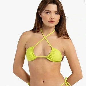 FULL Tilt NWT Multi-Way Halter Bikini Top Size M